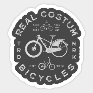 funny cycling gift mountain bike mtb race bike retro Sticker